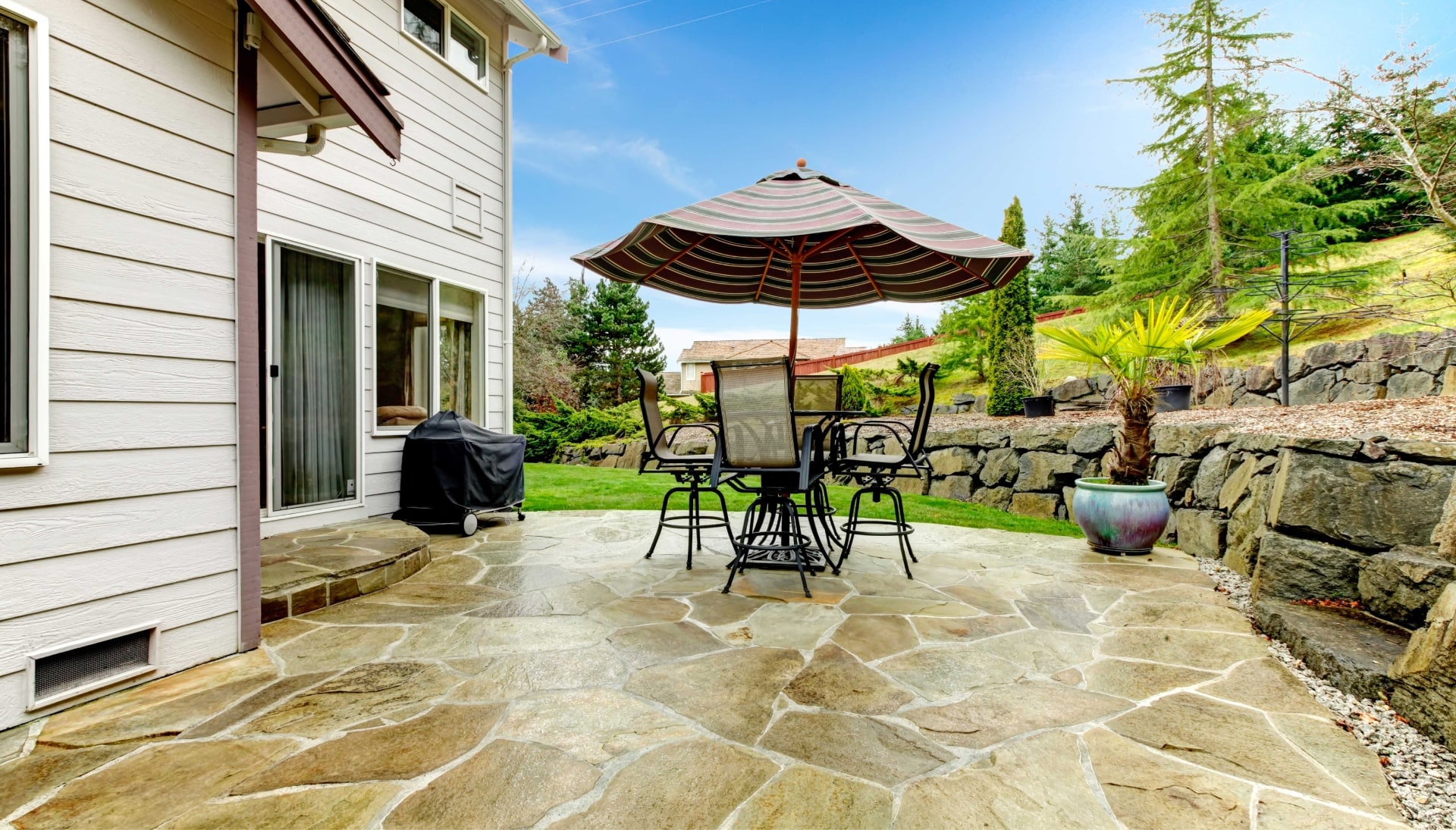 Beautifully Textured and Patterned Concrete Patios in South Jersey, New Jersey area!
